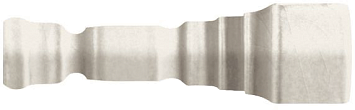 Вставка Ceramiche Grazia Epoque Angolo Terminal Deco Bianco Matt 2x12