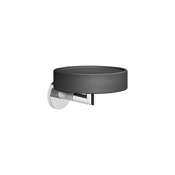 Gessi Anello Мыльница настенная черная, хром
