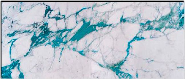 Стеклянная плитка Sicis Vetrite Electric Marble Cal Turchese 120x280