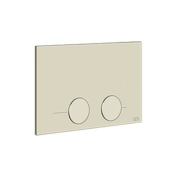 Gessi Клавиша смыва для унитаза, двойная, для систем инсталляций TECE, Brushed Brass PVD