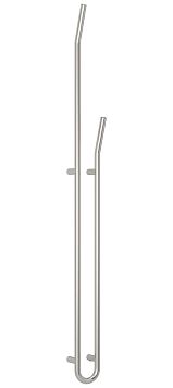 Сунержа Локон Полотенцесушитель электрический 160x12,5 Без покрытия (хром)
