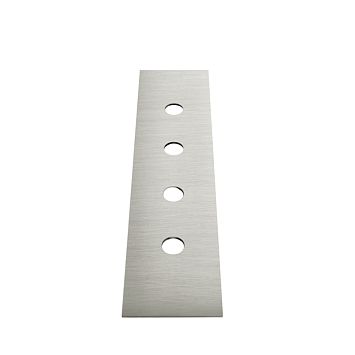 Gessi 316 Пластина на 4 отверстия для монтажного бокса, steel brushed