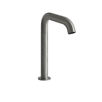 Gessi 316 Cesello Смеситель для раковины, электронный, с кран-фильтром для регулировки температур и напора воды, выс излива 230 мм, Steel Brushed