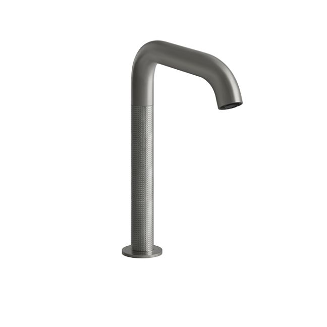 Gessi 316 Cesello Смеситель для раковины, электронный, с кран-фильтром для регулировки температур и напора воды, выс излива 230 мм, Steel Brushed