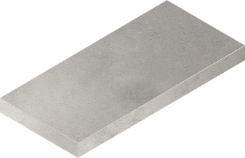 Italon Керамогранитная ступень Millennium X2 Scalino Ang. SX Silver 33x60 Nat