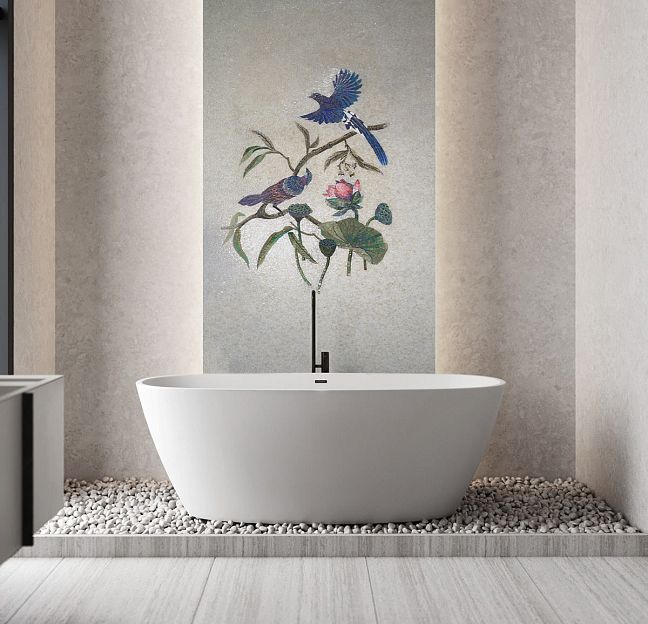 Панно ART NATURA Цветение, 140х280 см 