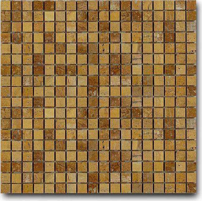 Мозаика ART NATURA Marble Mosaic Travertino Giallo 30,5x30,5