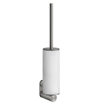 Gessi 316 Ершик настенный, белая колба/steel brushed