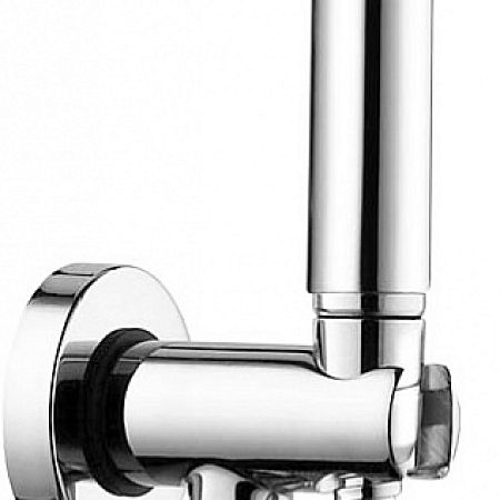 BOSSINI (PALOMA) Комплект гигиенического душа на держателе с выходом воды и встроенным блокиратором воды, шланг 125 см, хром (030)