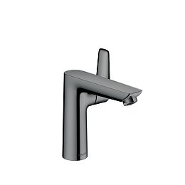 Смеситель для раковины Hansgrohe Talis E 150, на 1 отв, с донным клапаном, излив 141мм, цвет: шлифованный черный хром купить в Москве: интернет-магазин StudioArdo