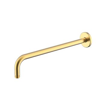Nemo NM-8021BG Держатель верхнего душа из стены 400 мм BRUSH GOLD