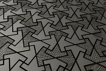 Микромозаика Sergio Savino Infinito Decorato 28x28 Antracite