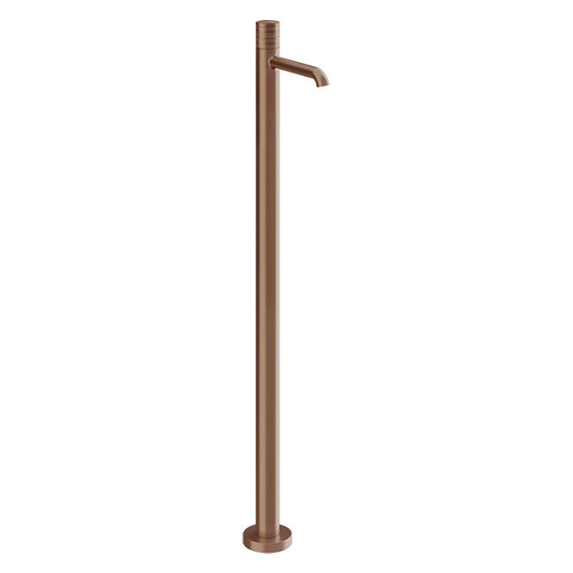 Gessi Habito Trame Смеситель для раковины напольный, однорычажный, Copper Brushed PVD