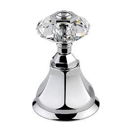 Nicolazzi Teide Вентиль запорный 1/2, ручки Crystal handle, цвет: хром купить в Москве: интернет-магазин StudioArdo