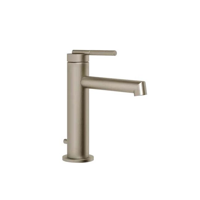 Gessi Ingranaggio Смеситель для раковины с донным клапаном и соединительными шлангами, Finox Brushed Nickel