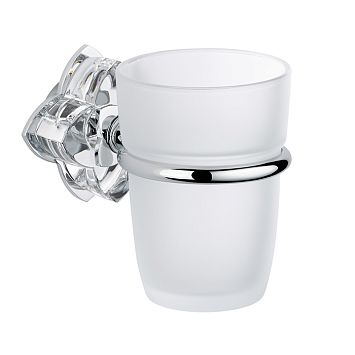 THG Petale De Cristal Clair Стакан стеклянный, подвесной, цвет: хром