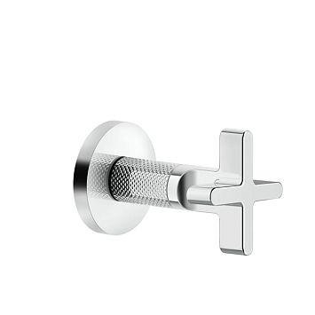 Gessi Inciso Запорный кран для термостатического смесителя высокой производительности, резьба 3/4(внешняя часть), хром