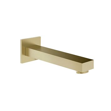 Gessi Inverso Rigato Настенный излив для ванны, Brass Brushed PVD