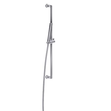 Gessi Inciso Штанга в комплекте с душевой лейкой, шланг 1,50 м, Finox Brushed Nickel
