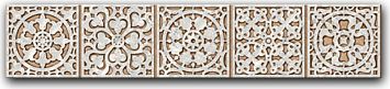 Керамогранит Polis Domus Aurea Listello  Rose Matt 8,5x45