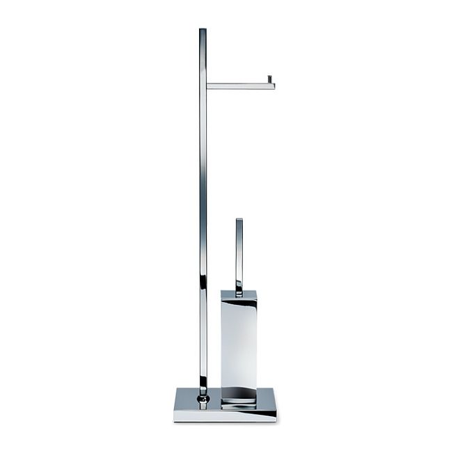 Decor Walther Corner DW 671 Напольная стойка с ершиком и бумагодержателем, цвет: хром