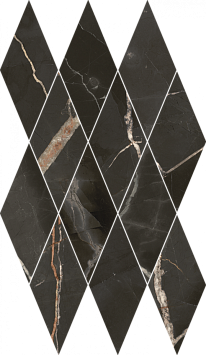 Italon Керамогранитная мозаика Stellaris Absolute Black Diamond 28x48x0,9 Матовая