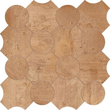 Provenza Керамогранит Fornace Nodo Mini Terra 36,2x36,2x0,9 Silktech R10
