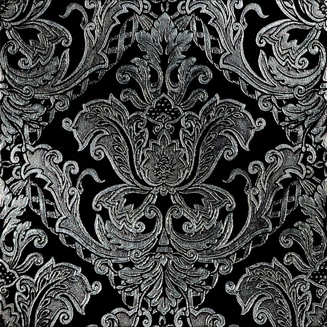 Мраморная плитка Akros Decorative Art Altair T Nero Marquinia Silver 30,5x30,5