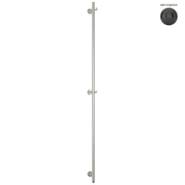 Сунержа Аскет Полотенцесушитель электрический 165x2,5 RAL 9004 Сигнальный чёрный