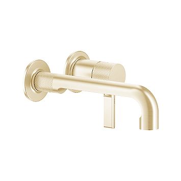 Gessi Inciso Встраиваемый смеситель для раковины с изливом 219-189мм (внешние части), золото