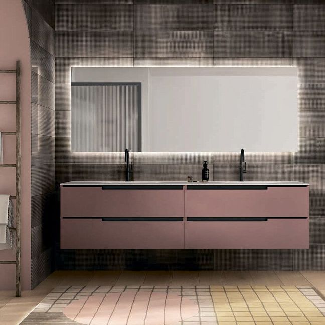 Комплект мебели Oasis Profilo Marsala lacquered 210x51.5x200см