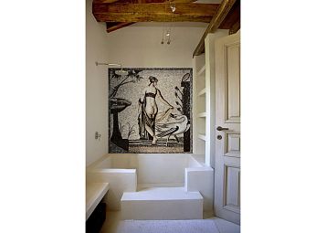 Панно ART NATURA мозаики Леда и лебедь