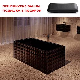 BETTE Loft Ornament Ванна отдельностоящая 181х81х42см, цвет: черный купить в Москве: интернет-магазин StudioArdo