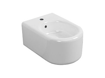 Cielo Itaca Биде подвесной, с отверстием под смеситель, с переливом 37x26x53, White Lucido