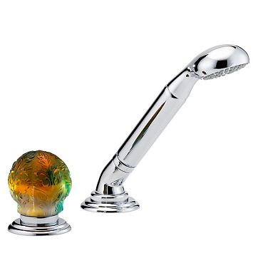 THG Flore Ручной душ на борт ванны, 2 отв., цвет: хром/хрусталь