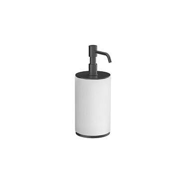 Gessi Tondo Дозатор для жидкого мыла настольный белый, Black XL
