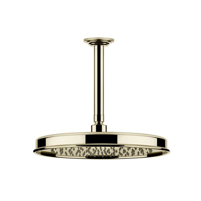 Gessi Venti20 Верхний душ 300 мм., с потолочным держателем 293 мм., Brass PVD