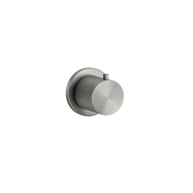 Gessi 316 Запорный вентиль на 1 источник, резьба 3/4 (внешняя часть), steel brushed