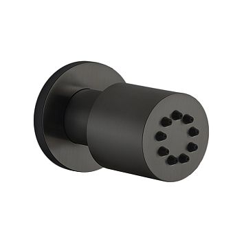 Gessi Body Jets Поворотная боковая форсунка, Black Metal Brushed PVD