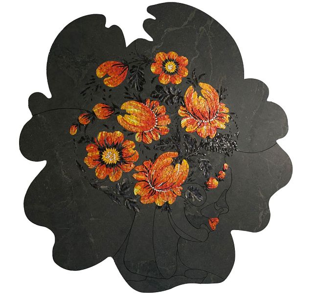 Панно Оранжевая Заря 150х156