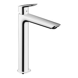 Hansgrohe Logis Смеситель для раковины, однорычажный, 240 Fine, без сливного гарнитура хром 71258000 купить в Москве: интернет-магазин StudioArdo