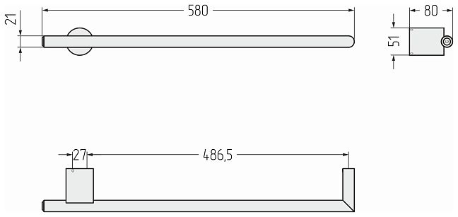 Сунержа Идиллия MASTER Полотенцесушитель электрический 50x2,1 Сатин