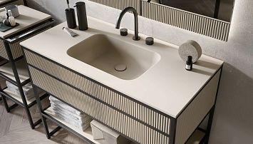 Oasis Academy Комплект Tortora Elegance и чёрный матовый L110 x W53 x H84 cm