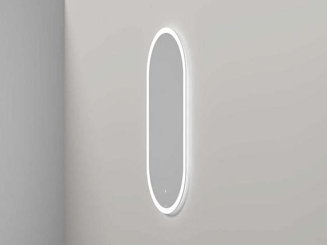 Зеркало для ванной Armonia овальное  с двойной LED подсветкой 450*900*25 mm