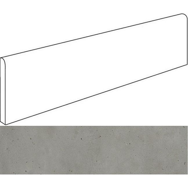 Italon Плинтус из керамогранита Avantgarde Iron 7,2x80 Battiscopa