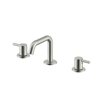 Nemo NM-2317BN Смеситель для раковины с донным клапаном BRUSH NICKEL