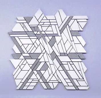 Микромозаика Sergio Savino Meteorite Decorato 25,3x26,7 Silver