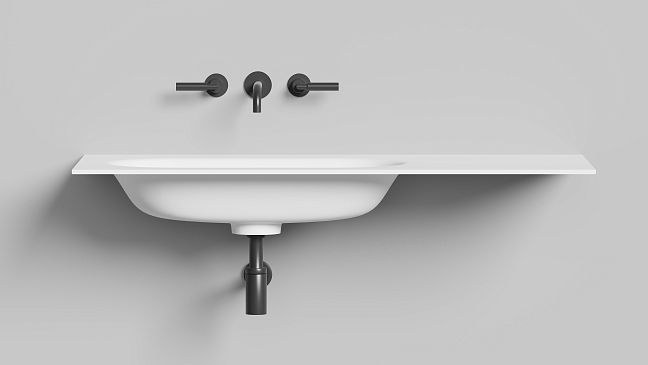 Раковина столешница Onda FLOW OVAL 72