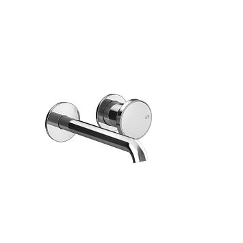 Gessi Origini Смеситель для раковины встраиваемый с изливом, в компл с отд вставкой, хром (внешняя часть)