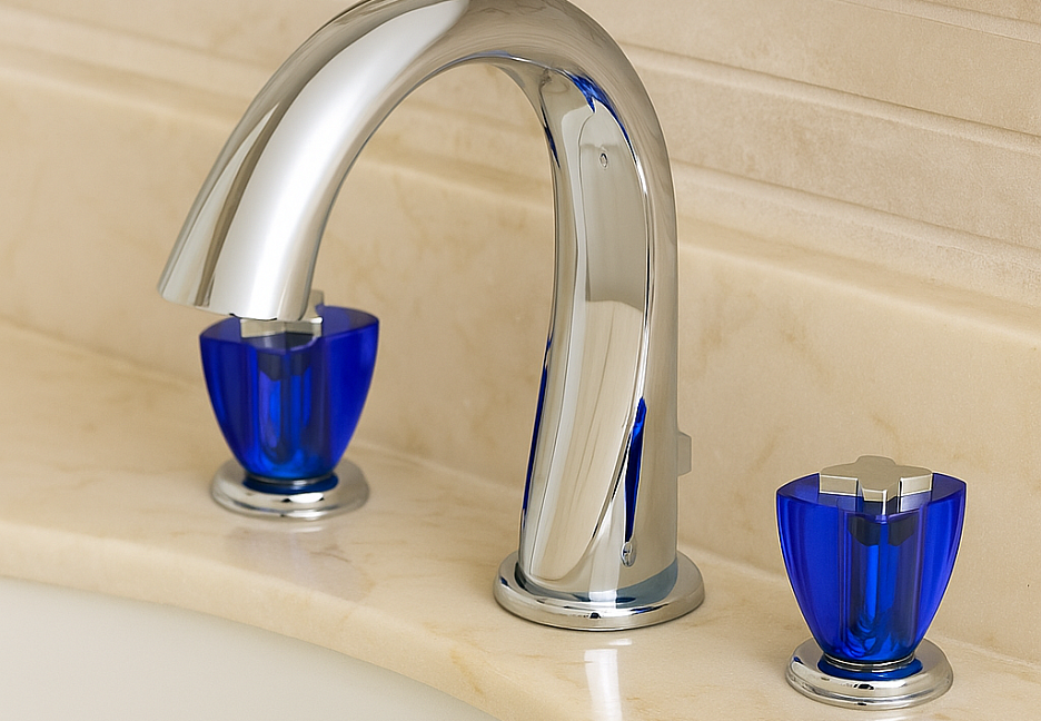 Petale de cristal bleu